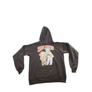 Hanes‎ Rick And Morty Backwoods Hoodie Men Sz S Graphic Print Animation Casual